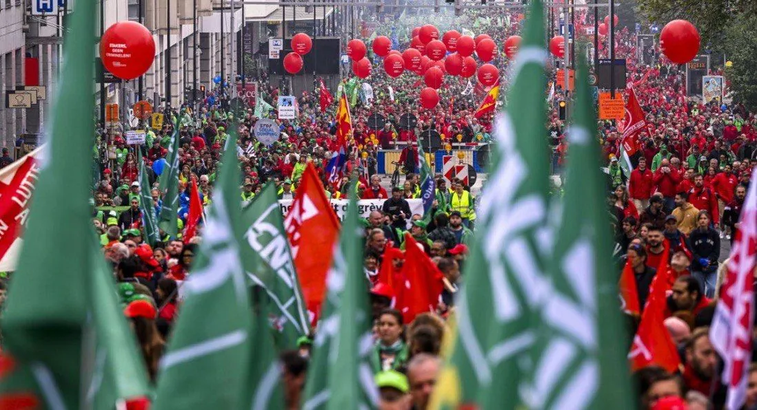 Massive strike to begin in Belgium against cuts in social benefits Massive strike to begin in Belgium against cuts in social benefits