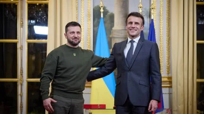 Zelenskyi and Macron discussed the placement of foreign contingents in Ukraine