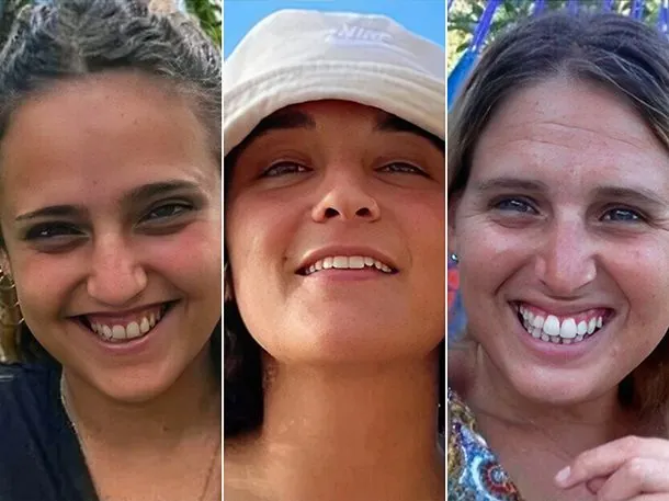 Hamas hands over three Israeli hostages to Red Cross Hamas hands over three Israeli hostages to Red Cross