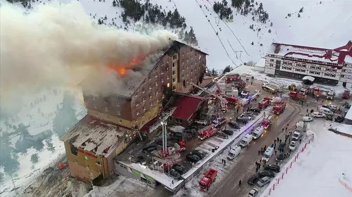 Hotel fire in a ski resort in Turkey: 76 dead already Hotel fire in a ski resort in Turkey: 76 dead already