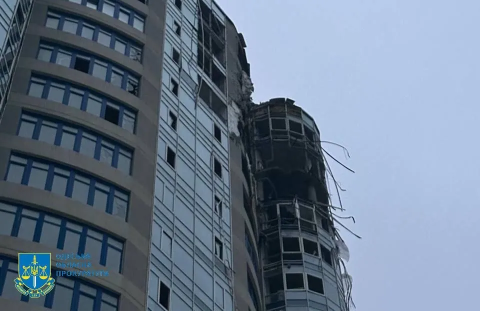 Ночная атака рф на Одессу: пострадали ЖК и школа Ночная атака рф на Одессу: пострадали ЖК и школа