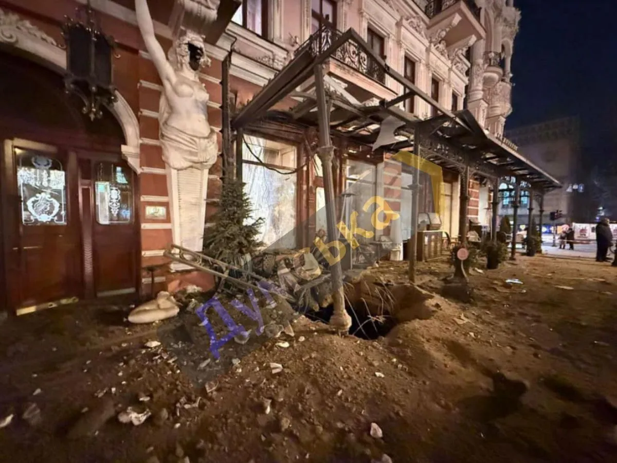 Attack on Odessa: The elite hotel was injured in the center 