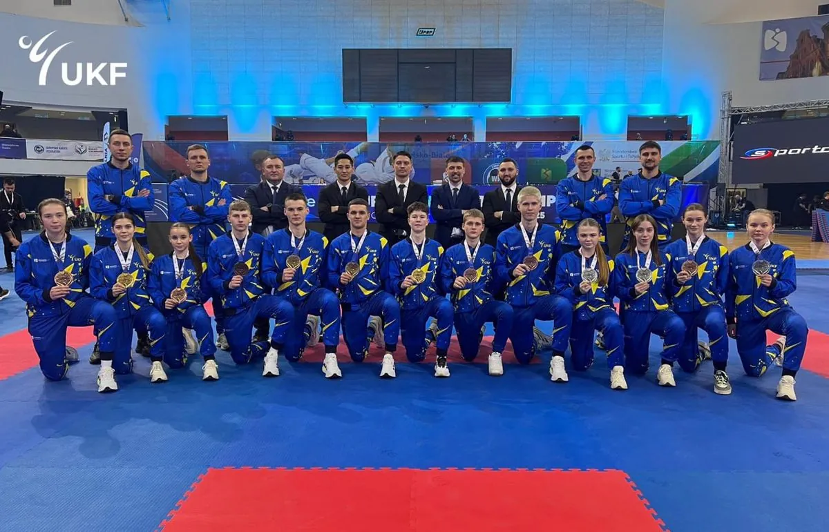 Українські каратисти посіли третє загальнокомандне місце на чемпіонаті Європи 