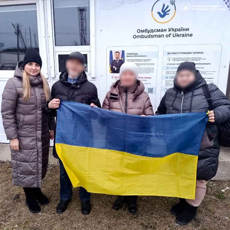 Ombudsman: 17 more Ukrainians leave occupation and deportation Ombudsman: 17 more Ukrainians leave occupation and deportation