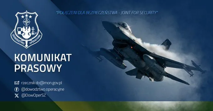 Poland scrambles military aircraft due to Russia's massive attack on Ukraine Poland scrambles military aircraft due to Russia's massive attack on Ukraine