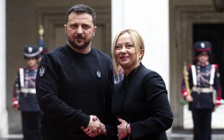 Зеленський і Мелоні обговорили гарантії безпеки України та вступ до НАТО Зеленський і Мелоні обговорили гарантії безпеки України та вступ до НАТО