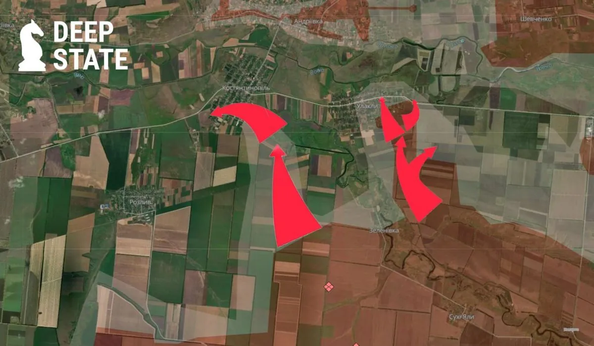 the Russians stormed Donetsk region, Konstantinopol was partially cleared - DeepState. the Russians stormed Donetsk region, Konstantinopol was partially cleared - DeepState.