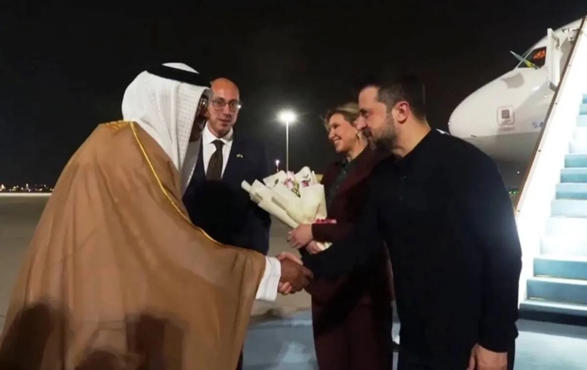 Zelensky and his wife arrived in the UAE: what will be discussed in Abu Dhabi