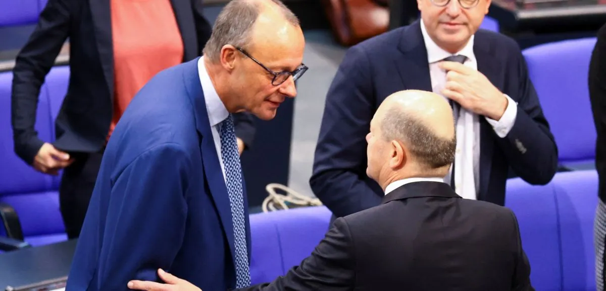 Німеччина, вибори до бундестагу: Шольц визнав поразку та привітав Мерца з перемогою Німеччина, вибори до бундестагу: Шольц визнав поразку та привітав Мерца з перемогою