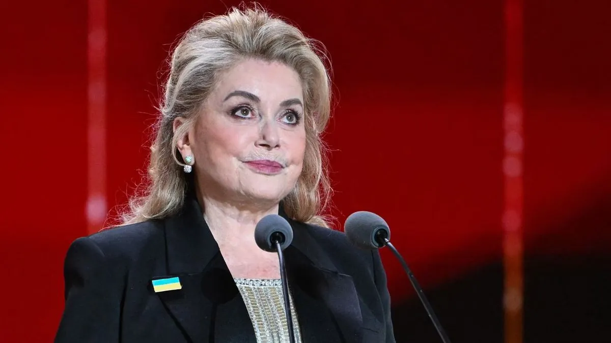 Catherine Deneuve dedicates Cesar ceremony to Ukraine amid diplomatic tensions Catherine Deneuve dedicates Cesar ceremony to Ukraine amid diplomatic tensions