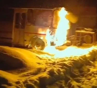 Партизани знищили військову техніку рф попри патрулі Партизани знищили військову техніку рф попри патрулі