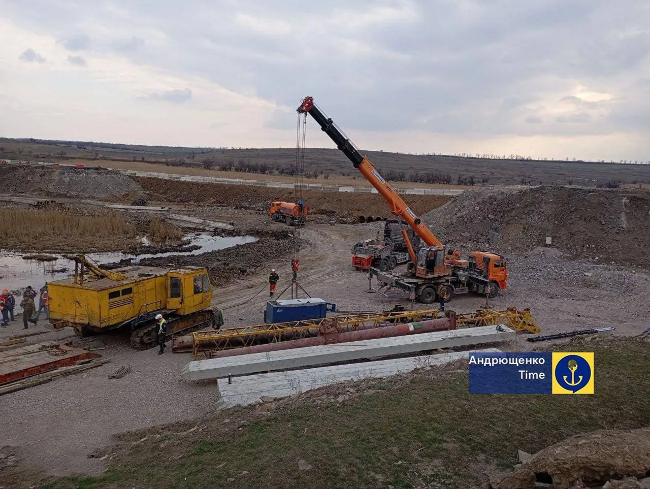 У Маріуполі будують транспортний вузол для військової логістики окупантів - міськрада У Маріуполі будують транспортний вузол для військової логістики окупантів - міськрада