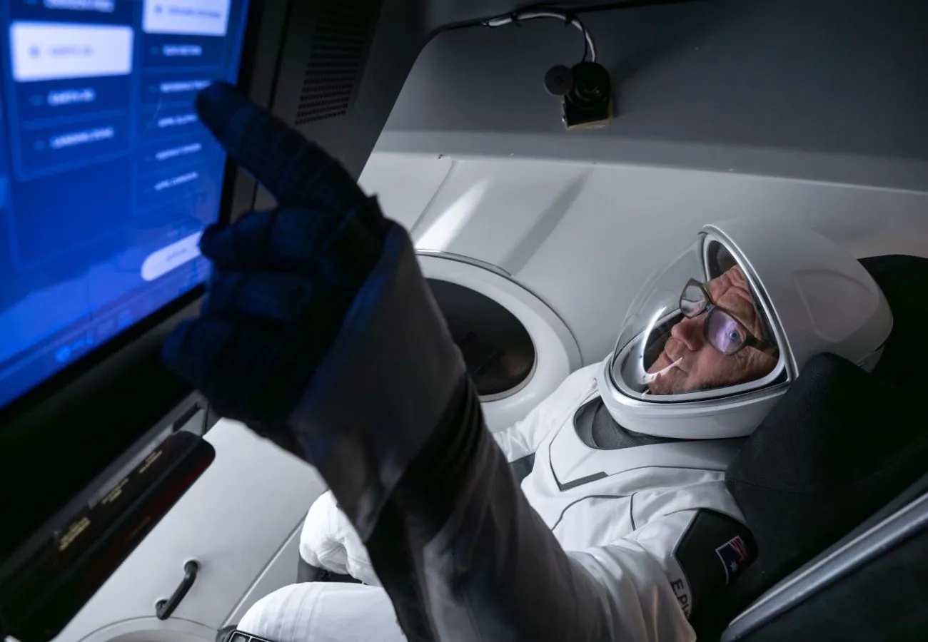 SpaceX has for the first time sent Crew Dragon into a near-polar orbital flight SpaceX has for the first time sent Crew Dragon into a near-polar orbital flight