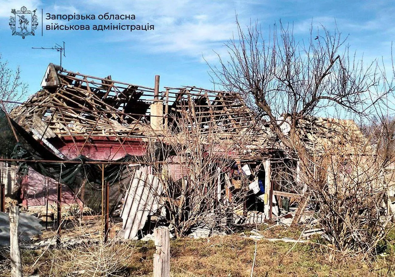 In the Zaporizhzhia region, a man was injured in an enemy drone attack In the Zaporizhzhia region, a man was injured in an enemy drone attack