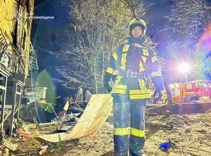 Ворожа атака на Житомирщину: рятувальники показали фото наслідків та розповіли деталі