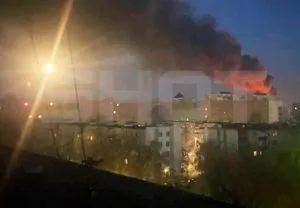 Взрыв на российской ТЭЦ вызвал пожар в оренбурге