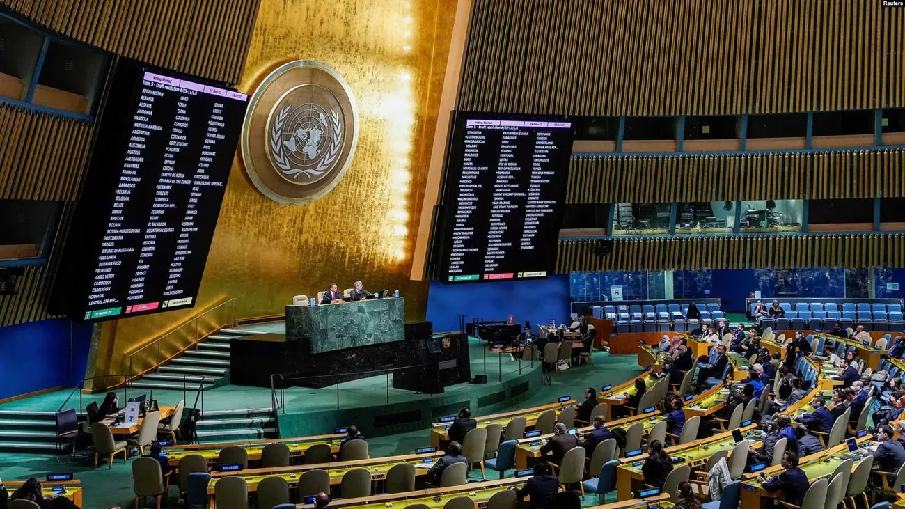 США не підтримали резолюцію ООН, де згадувалося вторгнення рф в Україну США не підтримали резолюцію ООН, де згадувалося вторгнення рф в Україну