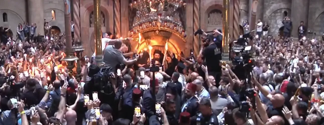 Holy Fire descended in Jerusalem Holy Fire descended in Jerusalem