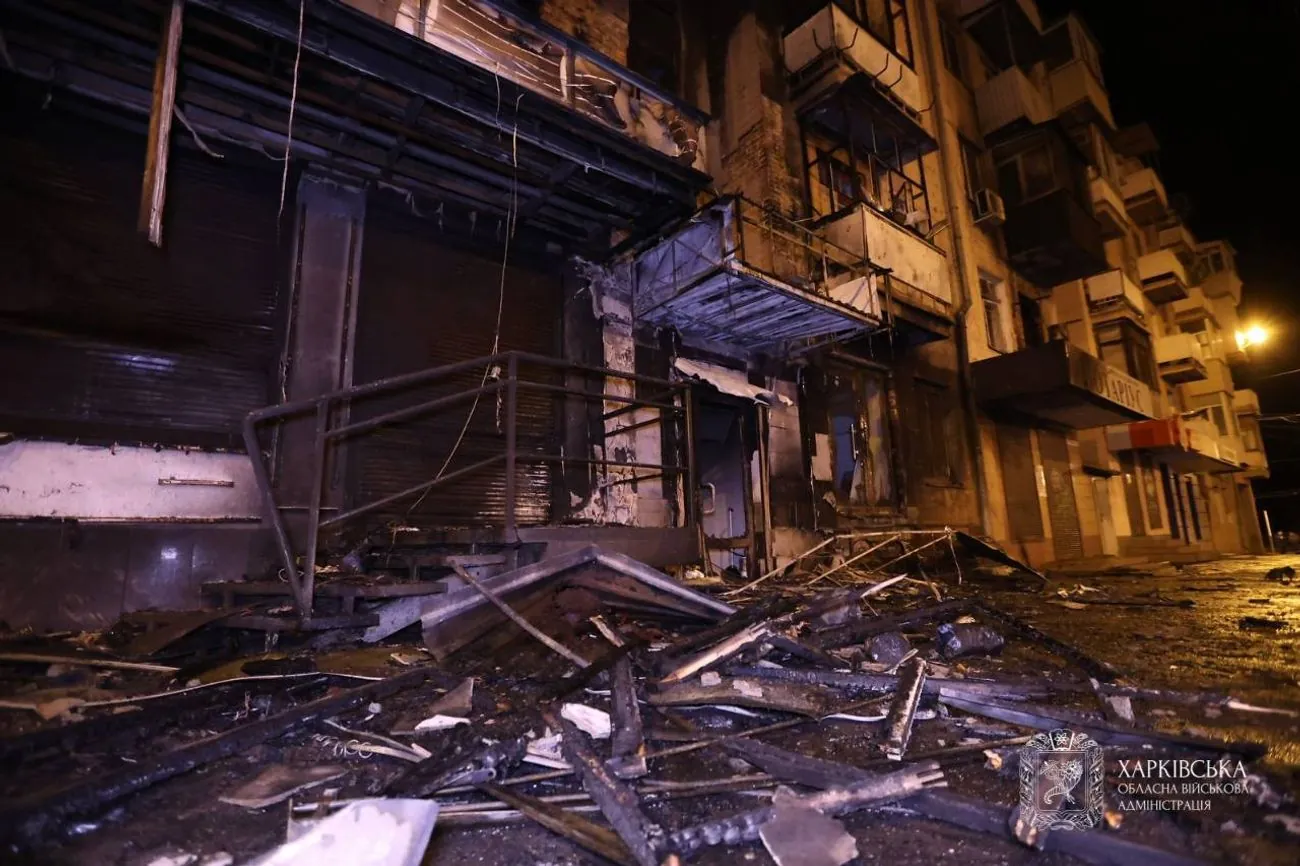 Drone attack on Kharkiv: consequences of enemy strikes Drone attack on Kharkiv: consequences of enemy strikes
