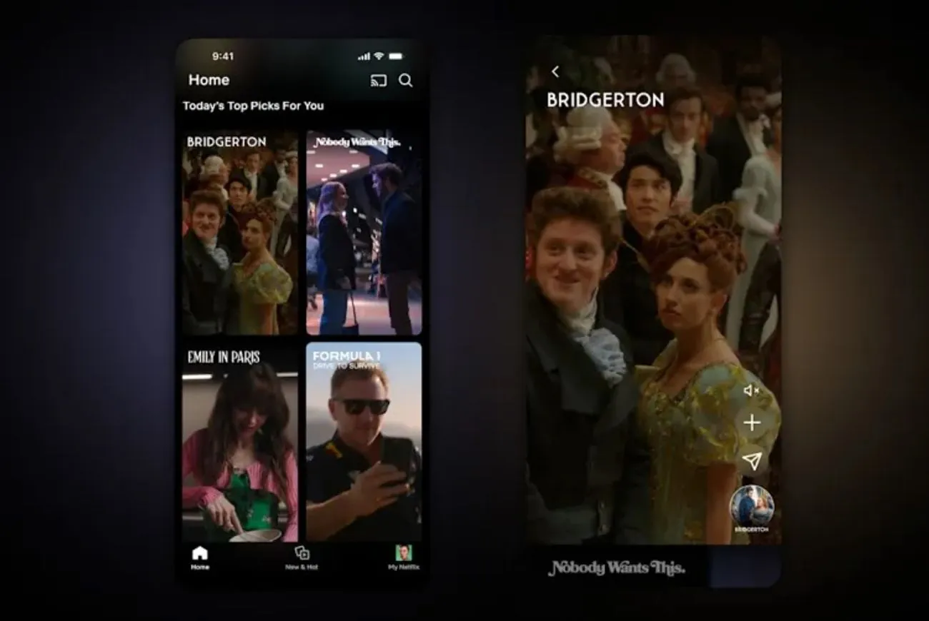 У мобільному додатку Netflix з'явиться стрічка із відео, схожа на ТікТок У мобільному додатку Netflix з'явиться стрічка із відео, схожа на ТікТок