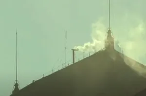 A new Pope has been elected at the Vatican: white smoke over the Sistine Chapel
