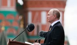 На параді в москві путін згадав війну рф в Україні лише кількома словами