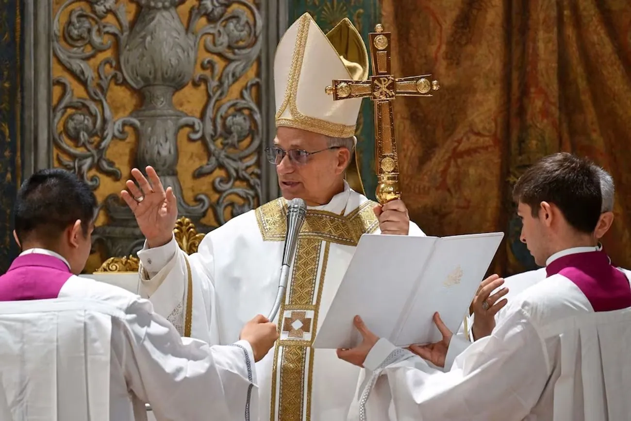 Newly elected Pope Leo XIV celebrated his first mass Newly elected Pope Leo XIV celebrated his first mass
