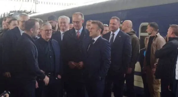 Макрон, Туск, Стармер і Мерц прибули до Києва на зустріч "коаліції охочих"