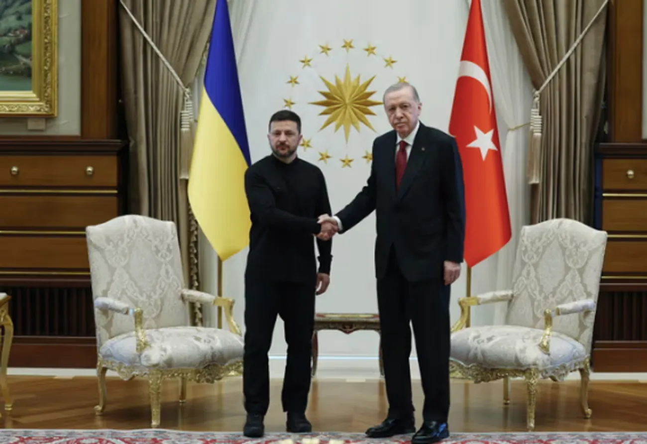 Зустріч Зеленського та Ердогана завершилась - Anadolu Зустріч Зеленського та Ердогана завершилась - Anadolu