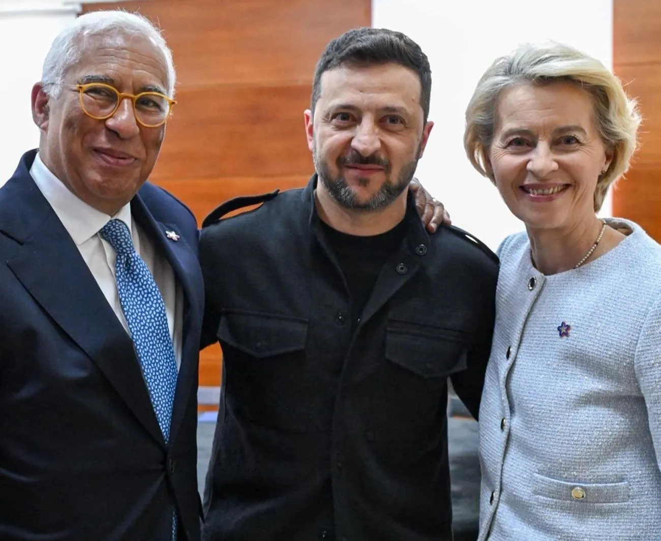 Costa and von der Leyen assured President Zelenskyy of continued support for Ukraine.
Costa and von der Leyen assured President Zelenskyy of continued support for Ukraine.