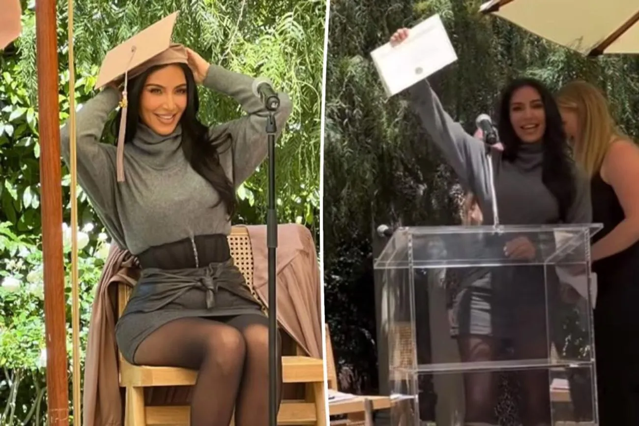 Hopes to open a successful law firm: Kim Kardashian receives law degree after six years of study Hopes to open a successful law firm: Kim Kardashian receives law degree after six years of study