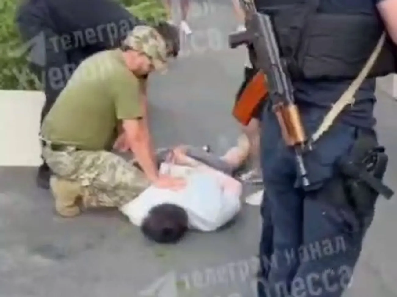 In Odesa, a man stabbed a military officer of the TCC - social networks In Odesa, a man stabbed a military officer of the TCC - social networks