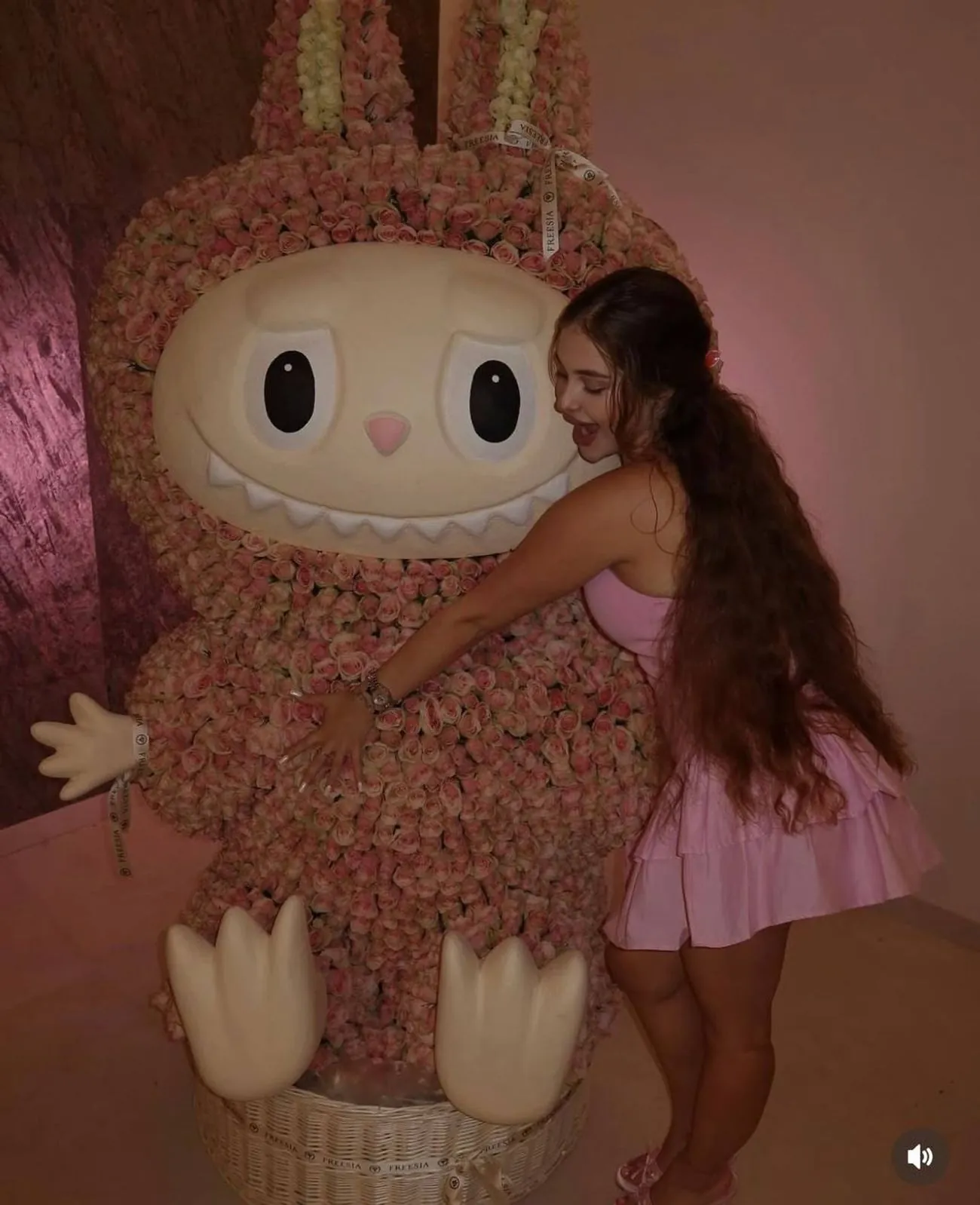 In Ukraine, a Labubu made of flowers for 250,000 hryvnias was created
