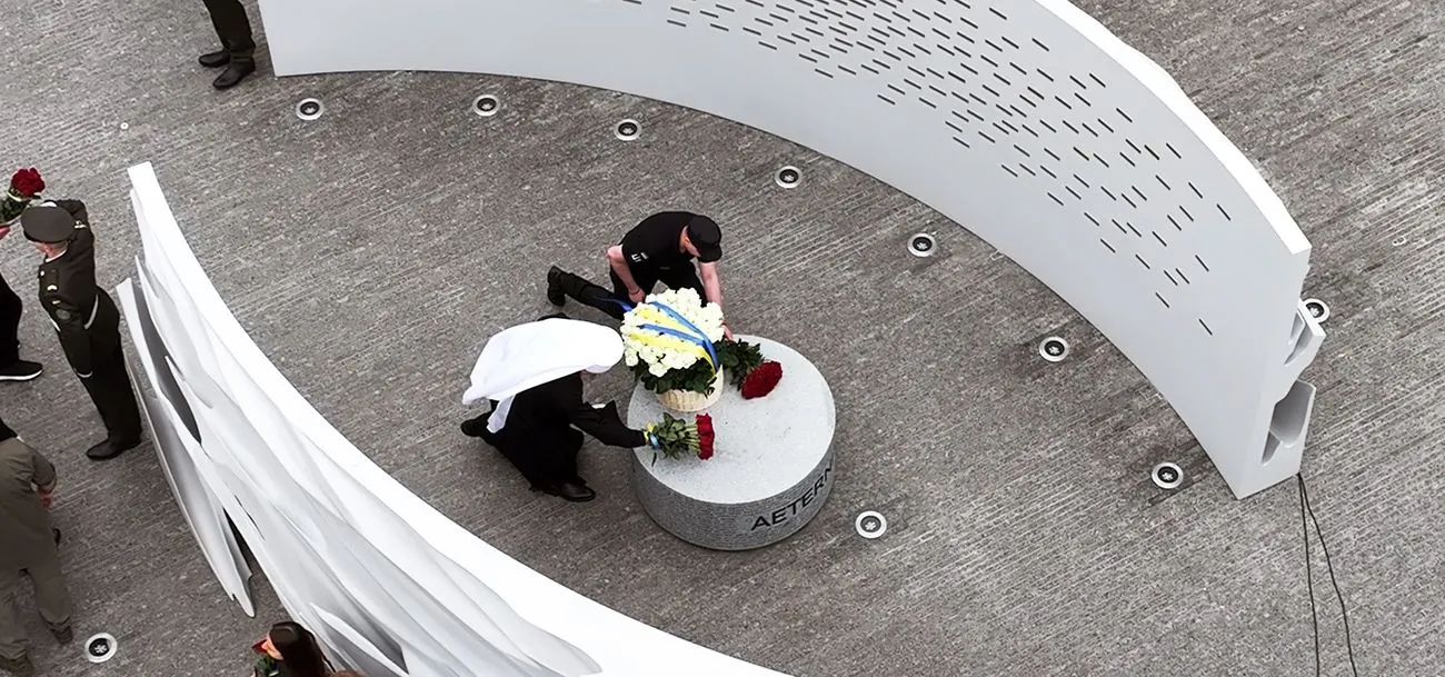 In Kyiv, a memorial to military intelligence officers and foreign volunteers has been opened: photos
In Kyiv, a memorial to military intelligence officers and foreign volunteers has been opened: photos
