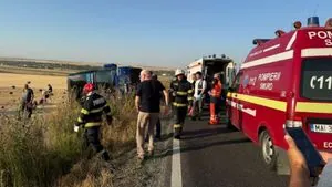 Bus with Ukrainians overturned in Romania: what is known