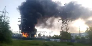 СБС показали видео атаки на мощности по производству боевых частей дронов под москвой