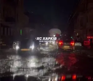 Like an apocalypse: bad weather knocked down trees in Kharkiv, and lightning, probably, struck a substation