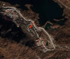 Satellite images showed Russia building five secret nuclear bases
